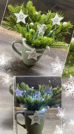 Zdoben� adventn� hrne�ek